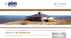 Desktop Screenshot of aim-developments.co.uk